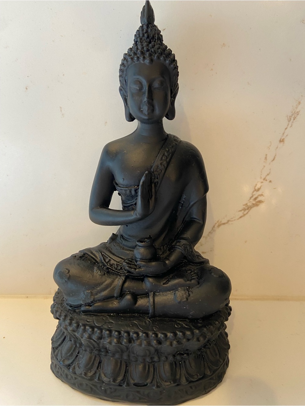 Sitting Buddha Statue 7.5” x 4”  Home Or Office Decor
